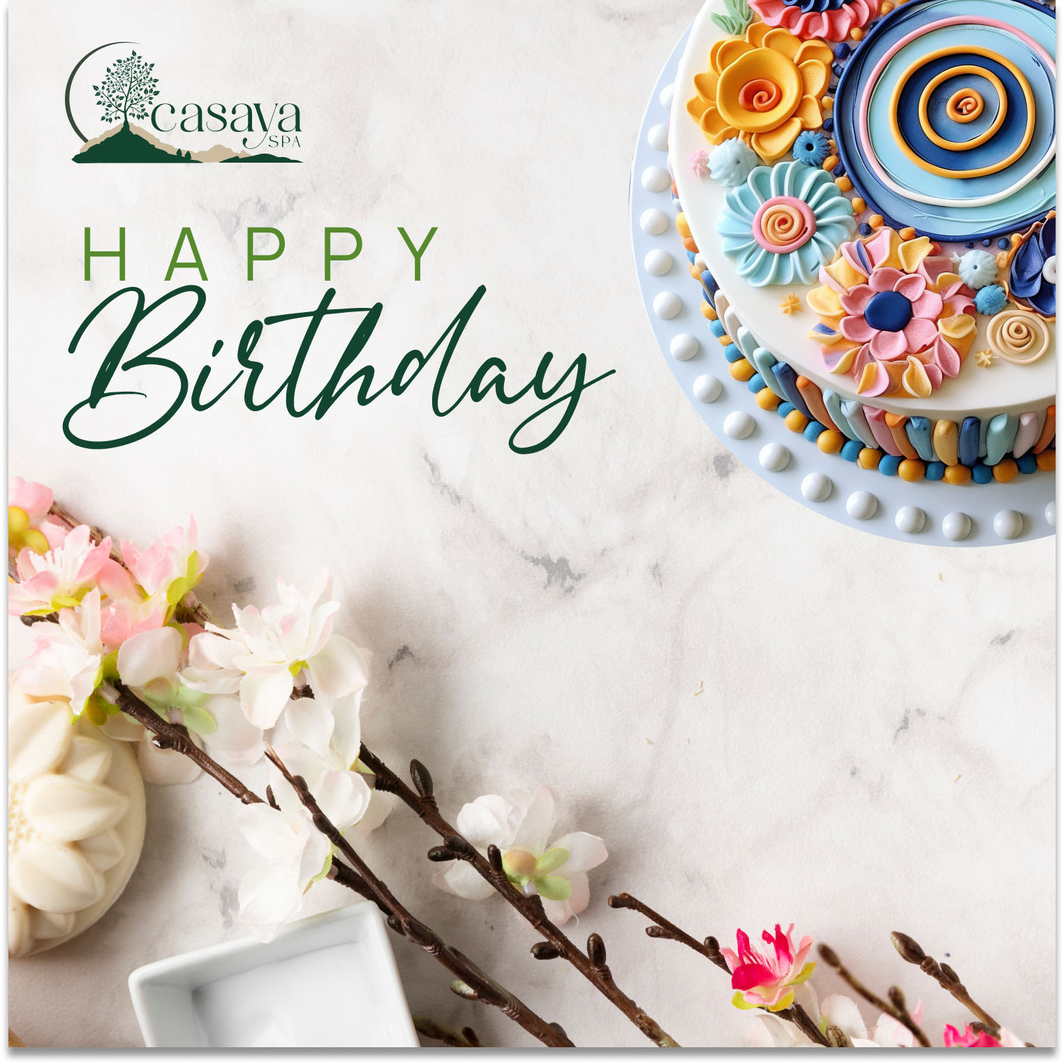 Casaya Spa - Beveren - Cadeaubon - Happy Birthday